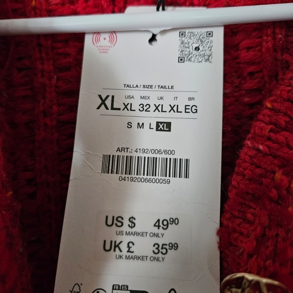 Zara's Knit Cardigan With Elbow-length Sleeves - Picture 9 of 9